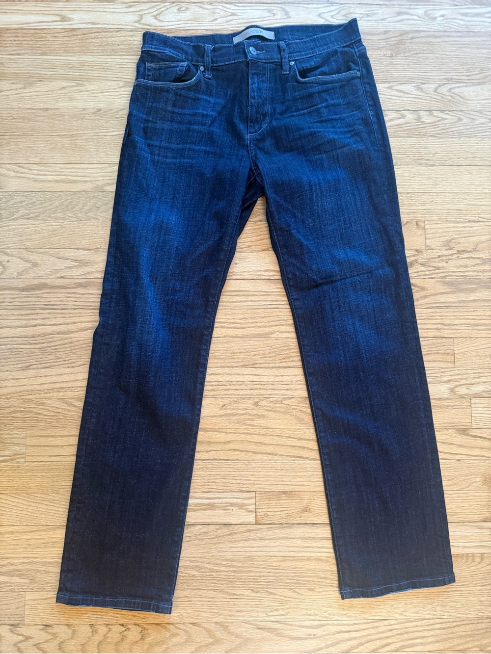 Joes Jeans Mens 33 x 33 Straight Fit Mid Rise Dark Wash Stretch 149497